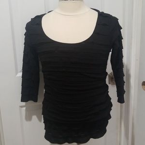 Max Studio Top Size Medium Black